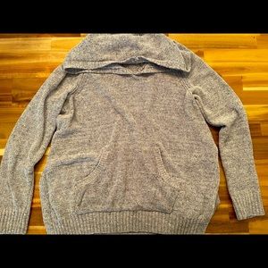 American Eagle Gray Hoodie Sweater Size S